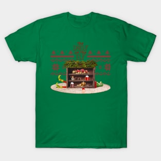 The Shelf on the Elf Ugly Christmas Sweater T-Shirt